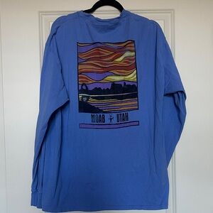 MOAB UT Blue Long Sleeve Tee